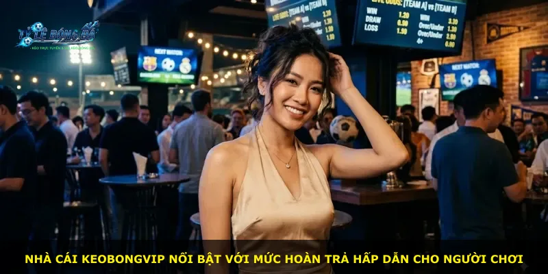 Nhà cái Keobongvip nổi bật với mức hoàn trả hấp dẫn cho người chơi