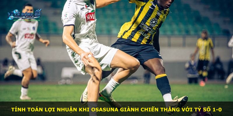 Tính toán lợi nhuận khi Osasuna giành chiến thắng với tỷ số 1-0